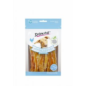   Dokas szárított csirkemell csíkokban kutya jutalomfalat 70g