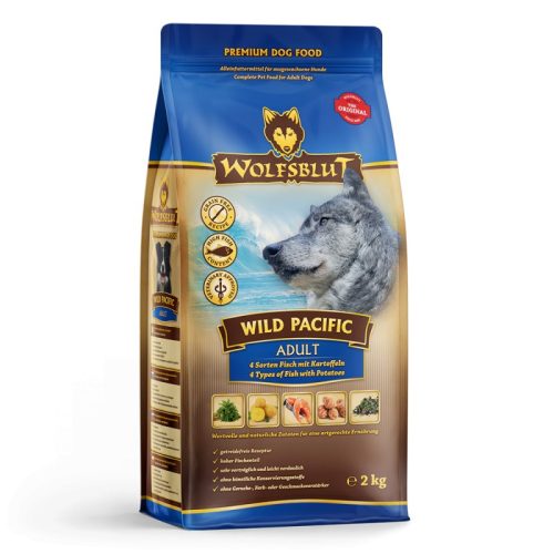 Wolfsblut Wild Pacific Adult - hal burgonyával 2kg