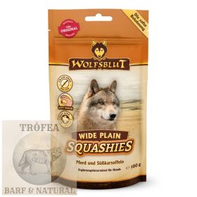   Wolfsblut Wide Plain Squashies Lóhús Édesburgonyával Snack kutyáknak 100 g