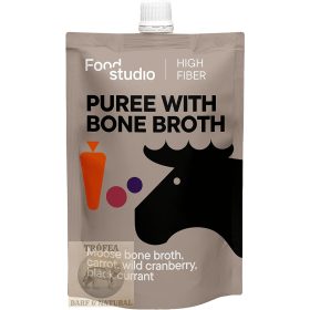   Food Studio püré jávorszarvas csontlével, vad tőzegáfonyával, fekete ribizlivel és sárgarépával 150ml