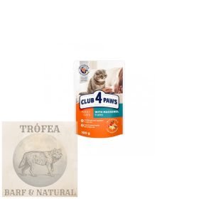   CLUB 4 PAWS - makréla szószos állateledel felnőtt macskáknak 85g
