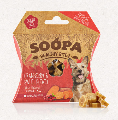 SOOPA Healthy Bites - vörös áfonya és édesburgonya 50 g