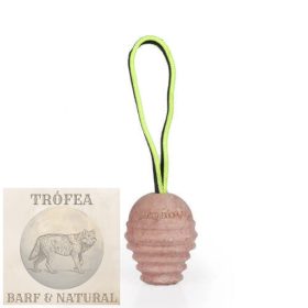   Julius-K9 Duoplay - játék (kaucsuk labda, neonsárga zsinórral) kutyák részére (14cm)