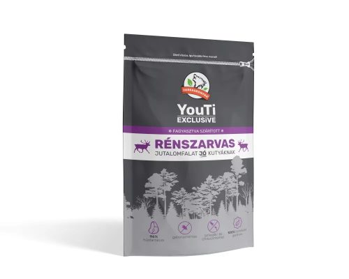 YouTi Exclusive Rénszarvas jutalomfalat 50g 