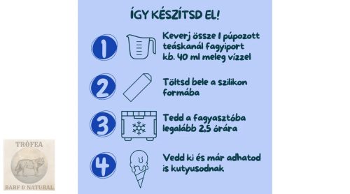 Fürree fagyipor kutyáknak kollagénnel - KÉK SPIRULINA