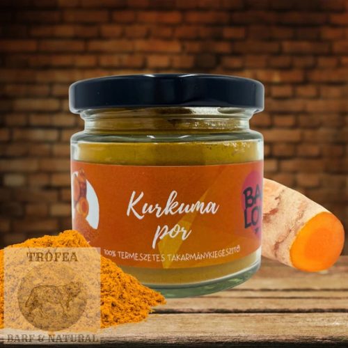 100% Kurkuma por kutyáknak 100 g, BARF LOVE