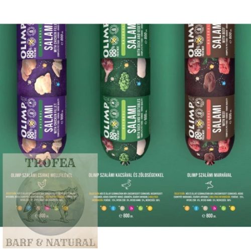 OLIMP Prémium szalámi 88% hús, csirke 800g 