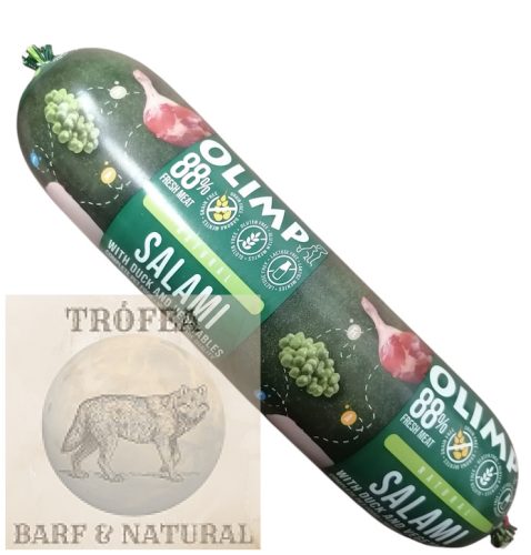 OLIMP Prémium szalámi 88% hús, kacsa-csirke 800g 