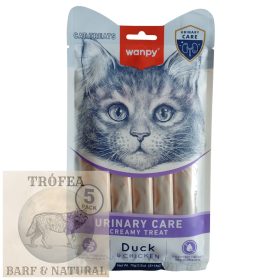 Wanpy krémes jutalomfalat URINARY 5x14g, Kacsa és csirke 