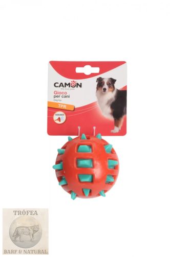 Sípoló, tüskés TPR labda átm 10 cm, Camon