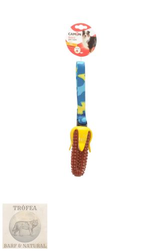 Sípoló fogtisztítós játék kukorica 30 cm, Camon