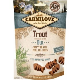   Carnilove Dog Jutalomfalat Semi Moist Trout&dill - Pisztráng kaporral 200g