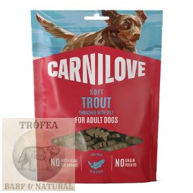   Carnilove Dog Jutalomfalat Semi Moist Trout&dill - Pisztráng kaporral 200g