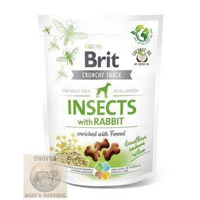   Brit Care Dog Crunchy Cracker Insects with Rabbit and Fennel 200g