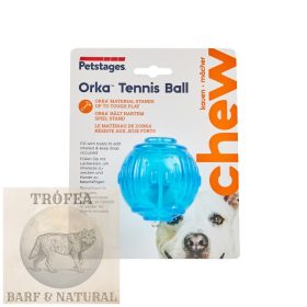   Orka csemegét adagoló teniszlabda kutyarágójáték, királykék Petstages