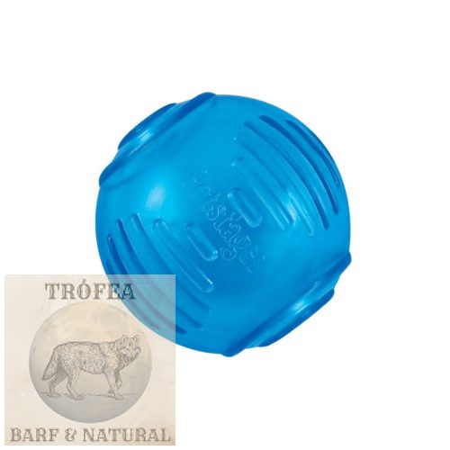 Orka csemegét adagoló teniszlabda kutyarágójáték, királykék Petstages