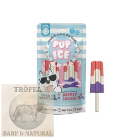 Pup Ice Rocket Lollies Eper & áfonya (M) 2 db/ 90g
