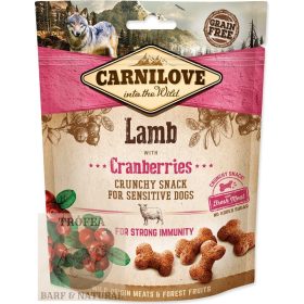   Carnilove Dog Jutalomfalat Crunchy Lamb&cranberries - Bárányhús vörösáfonyával 200g
