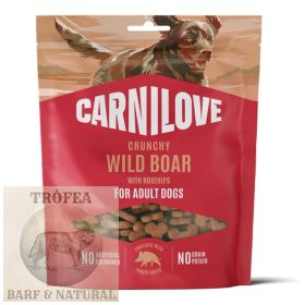   Carnilove Dog Jutalomfalat Crunchy Wild boar&rosehips - Vaddisznóhús csipkebogyóval 200g