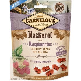   Carnilove Dog Jutalomfalat Crunchy Mackerel&raspberries - Makréla málnával 200g