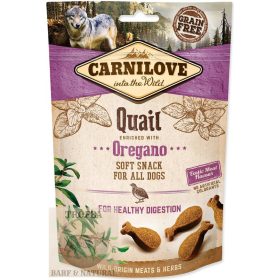   Carnilove Dog Jutalomfalat Semi Moist Quail&oregano - Fürj oregánóval 200g