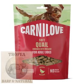   Carnilove Dog Jutalomfalat Semi Moist Quail&oregano - Fürj oregánóval 200g