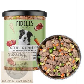   Ló főtt menü paszternákkal, répával és brokkolival 400g - Fidelis