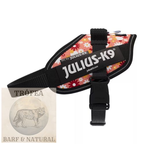 IDC® Kutyahám - Rózsaszín virágos, 14 - 25 Kg-os kutyák számára - M / Méret 0 