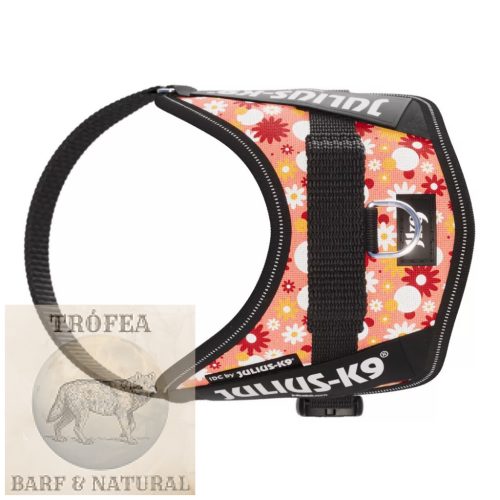 IDC® Kutyahám - Rózsaszín virágos, 40 - 70 Kg-os kutyák számára - 2XL / Méret 3  