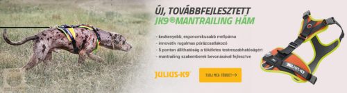 JK9® Mantrailing hám - fekete L-XL