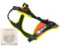 JK9® Mantrailing hám - fekete XS Narancs-Neon
