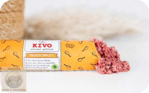 KIVO Pulyka komplett barf menü kutyáknak 500 g 
