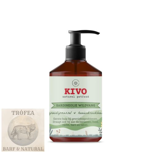 KIVO Szardínia olaj zöldajkú kagylóval és cápaporccal 500ml
