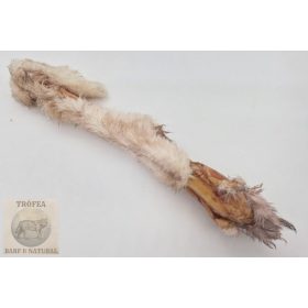 Szárított nyúlbőr szőrös 100g