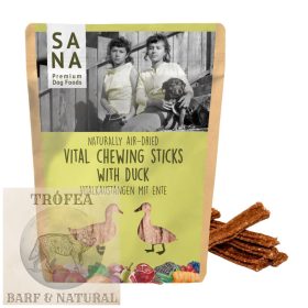 Fogtisztító stick marhahússal és kacsával 150g - SANA