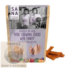 Fogtisztító stick marhahússal és pulykával 150g - SANA