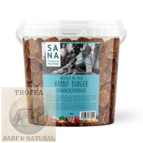 Nyúl Burgerek 1kg - Vödör, SANA