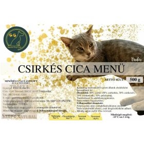 Special dog food - Csirkés menü CICÁKNAK 500g