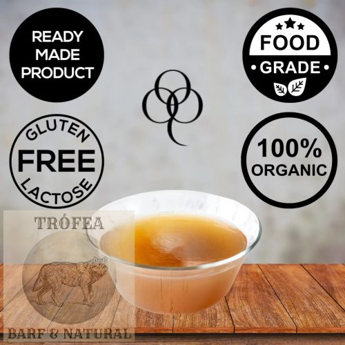 Food Studio vörös halas csontlé kutyáknak és macskáknak az egészséges bőrért 100ml